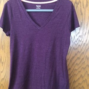 Set of 5 mossimo v-neck tees - size large